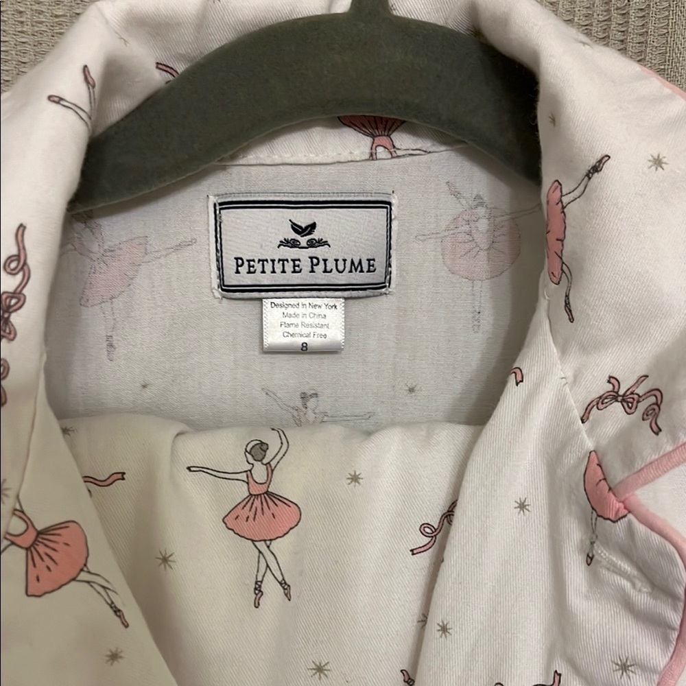 Petite Plume Pink Ballerina Kids Pajama Set
